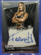 2026 Topps Chrome WWE Fallon Henley NXT On Card Auto #NXT-FAL Autograph