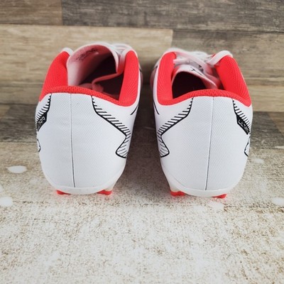 PUMA ULTRA PLAY FG Mens Cleats Sz 8.5 White Black Fire  display picture 3