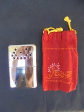 JON-E Hand Warmer / Cigarette Lighter, Pouch & Box ~ Vintage 1963