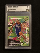 2020-21 Court Kings Kawhi Leonard #6 LA Clippers Golden Grading 9!