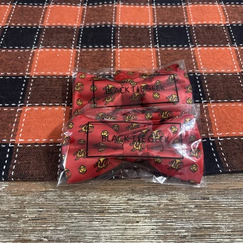 NIP Dungeons & Dragons Bow Tie Loot Crate Black Tie Geek Red D&D Bowtie Bow Tie video thumbnail