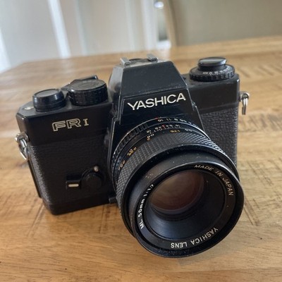 Yashica FR1 SLR Film Camera with 50mm 1.7 Lens For Parts As Is