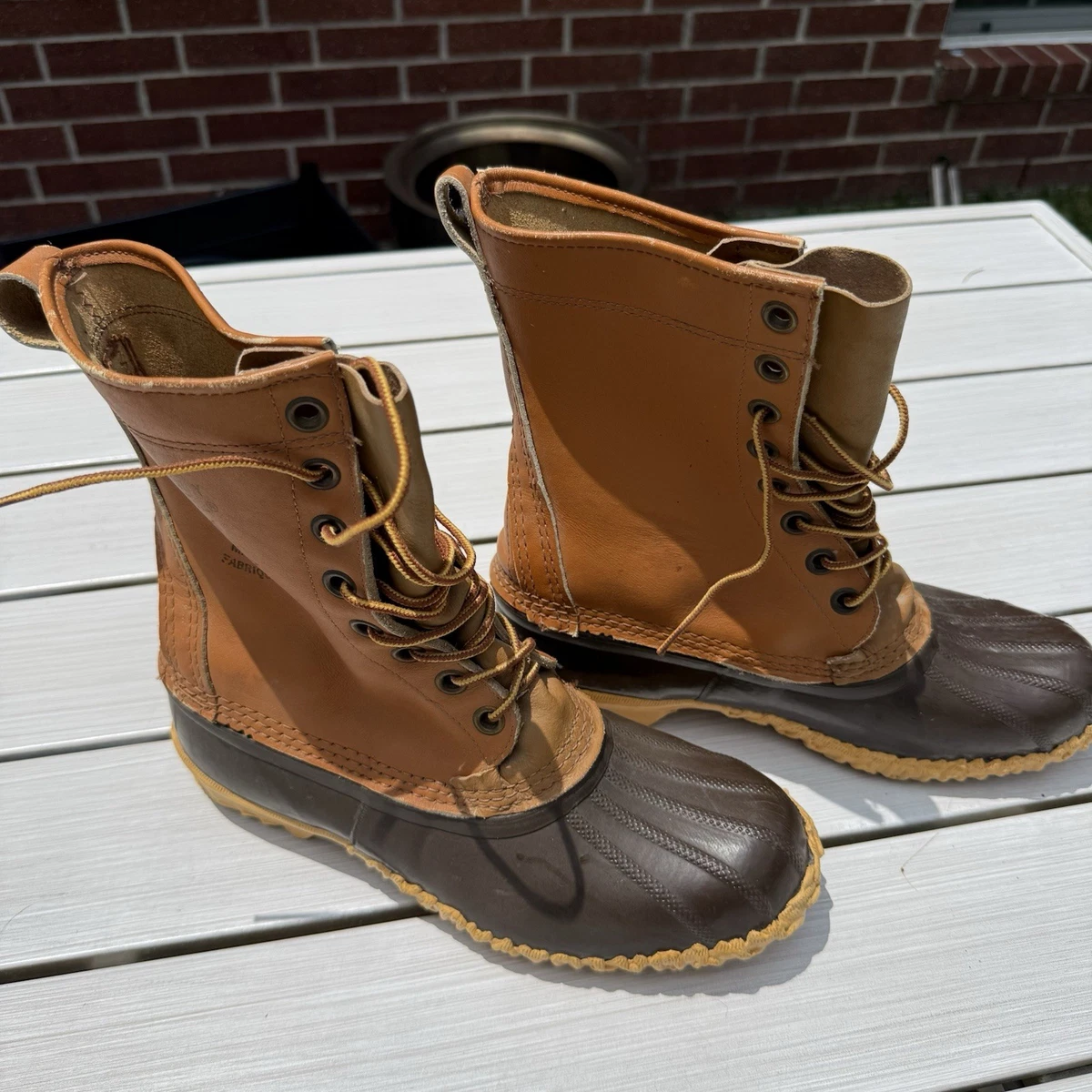 Sorel Men\'s Felt Lined Brown Tan Leather Duck Boots G089 Size 10 Winter Boots Outfit Sorel Duck Boots Men's Sorel Men main image 2