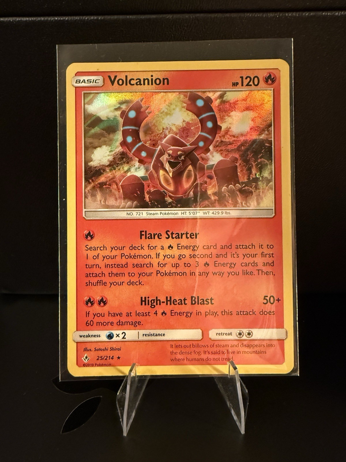 Volcanion 25/214 Holo Rare Unbroken Bonds Pokemon TCG MP
