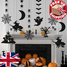 6PCS Halloween Hanging Banner Garland