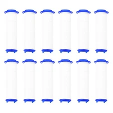 12 Pcs Shower Head Filter 2.8 Inch PP Cotton Filter Cartridge Replacement