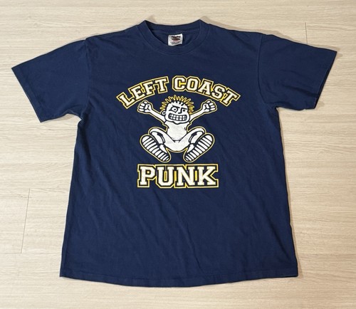 Vintage 90s MxPx ‘Left Coast Punk’ Shirt Medium New Found Glory Alkaline Trio