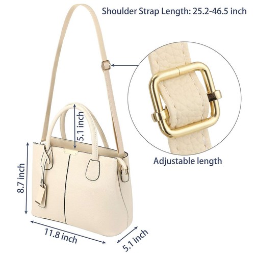 Borsa a mano donna donna tracolla borsa tote borsetta pelle messenger bag borsa nuova - Foto 4 di 15