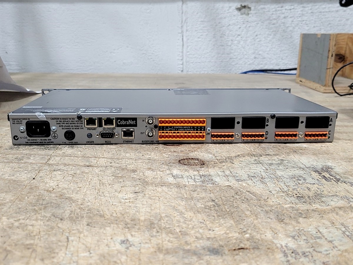 BSS SoundWeb London BLU-80 BSSBLU80 Signal Processor SEE NOTES