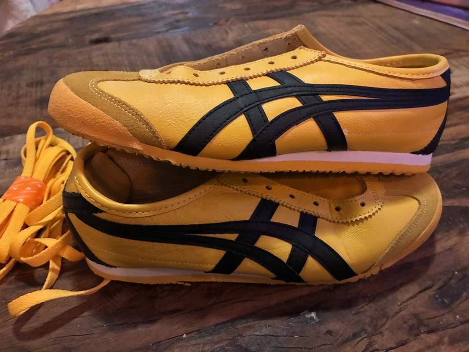 Zapatos Onitsuka Tiger México Bruce Lee/Kill Bill Colorway Hombre’s 6 Mujer’s 7.5 Foto 3 de 4
