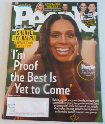 PEOPLE MAGAZINE JANUARY 20, 2025 FEATURING SHERYL LEE RALPH - HAPPIER THAN EVER
