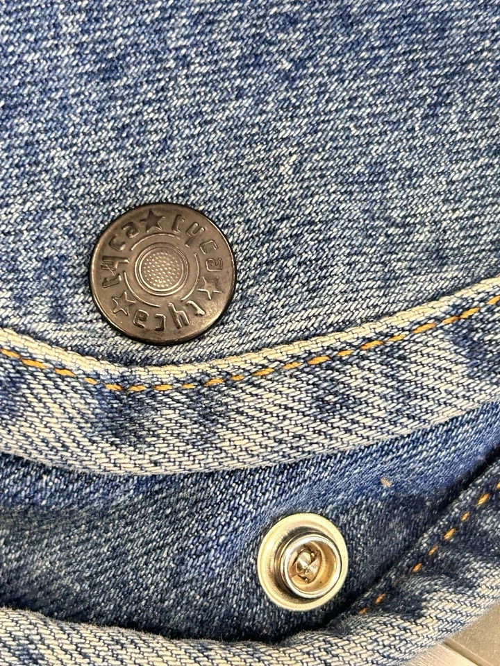 Bolso de Mano Denim Vintage Hecho en Unión EE. UU. Foto 4 de 4