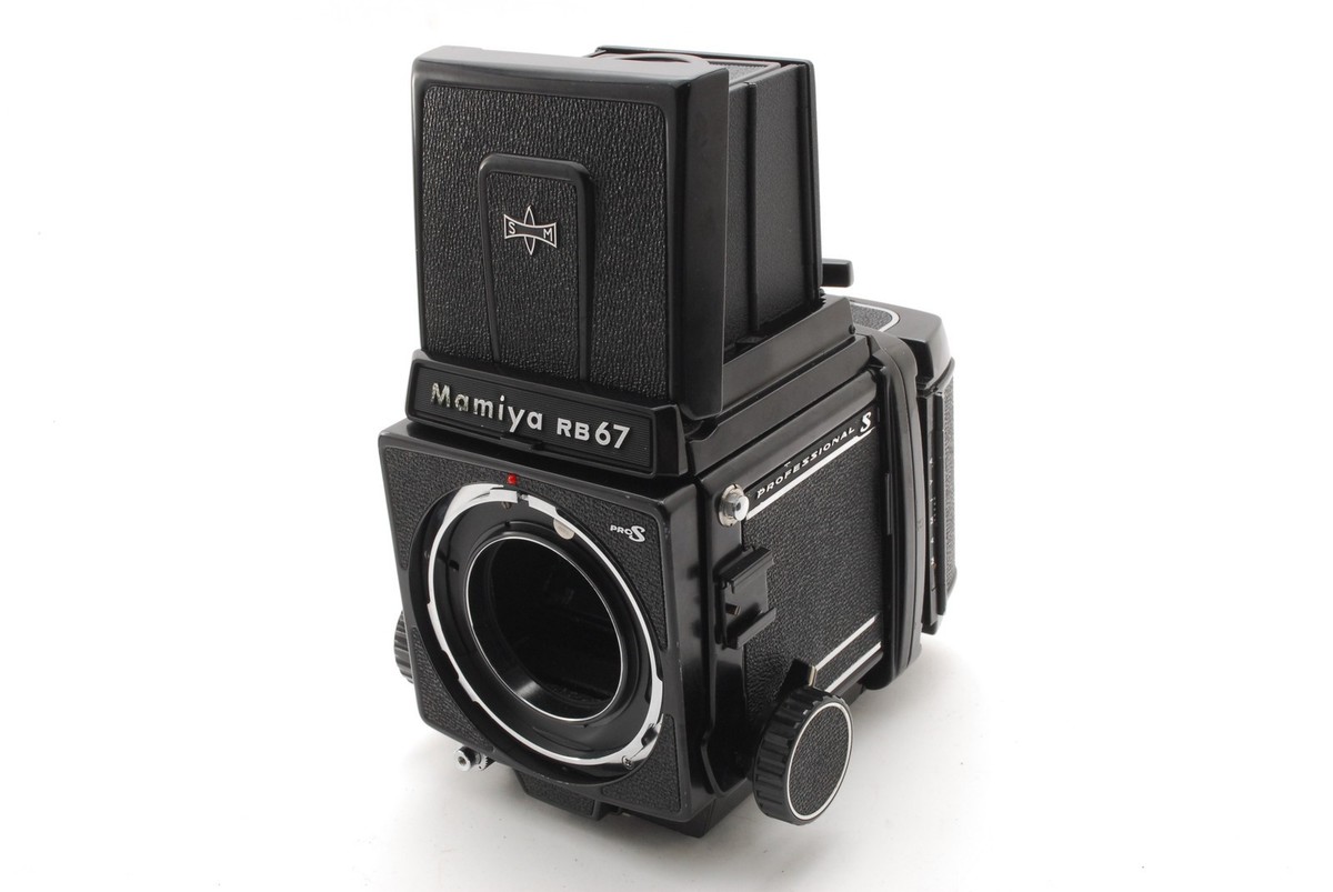 EXC+5 ] Mamiya RB67 Pro S Film Camera Sekor C 127mm f3.8 Lens 120