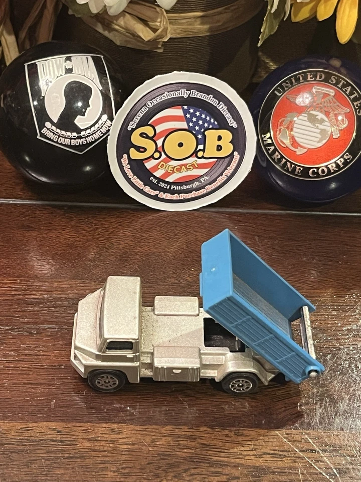 Corgi Juniors Tipping Lorry Dump Truck Silver Diecast Used EX Condition - Image 2 of 4