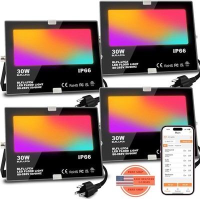 Foco LED para exteriores de 30 W, equivalente a 300 W, 3000 lúmenes, iluminación