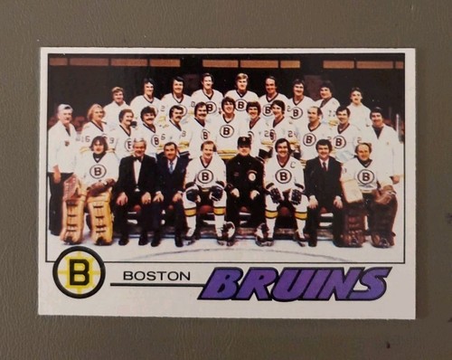 Bruins Team #72 1977 Topps card