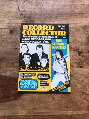 Record Collector Magazine May 1982 No. 33 Rod Stewart Bruce Springsteen Vintage