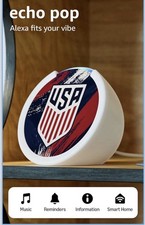 Amazon Echo Pop newest model Officially Licensed U.S. Soccer Limited-Edition
