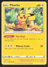 2022 Sword & Shield - Lost Origin Pikachu Basic/Common #52 on eBay