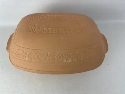 Romertopf Terra Cotta Clay Baker Vtg 1985 Model 110 Bread Oven Unglazed