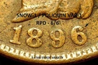 1896 Indian Head Cent - AU DETAILS  3-STAR  SNOW-1   REPUNCHED DATE  (M754)