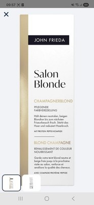 John Frieda Salon Blonde Champagner Blond