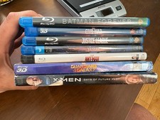 Blu Ray Super Hero Movie Lot, DC/Marvel, 7 Movies, Batman Forever, Ant-Man, Etc