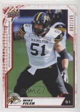 2020 Upper Deck CFL Red 82/165 Mike Filer #80 u0h
