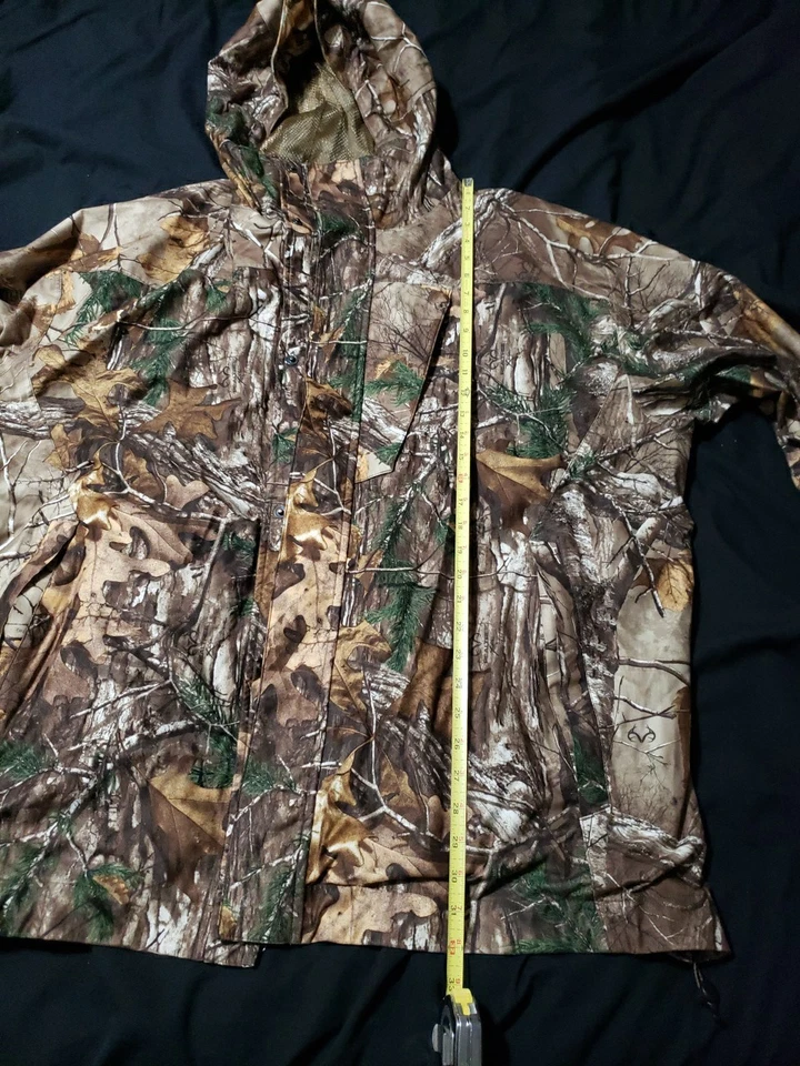 Chaqueta con Capucha Cabelas Dry-Plus Para Hombre RealTree Xtra Malla Forrada Talla 3XL Alta En muy buena condición Foto 4 de 4