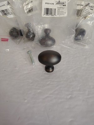 Amerock Allison BP53014-ORB oiled rubbed Bronze 1 3/8 Diameter Knob