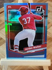 2023 Panini Donruss Jordan Walker Holo Blue St. Louis Cardinals #114 RC