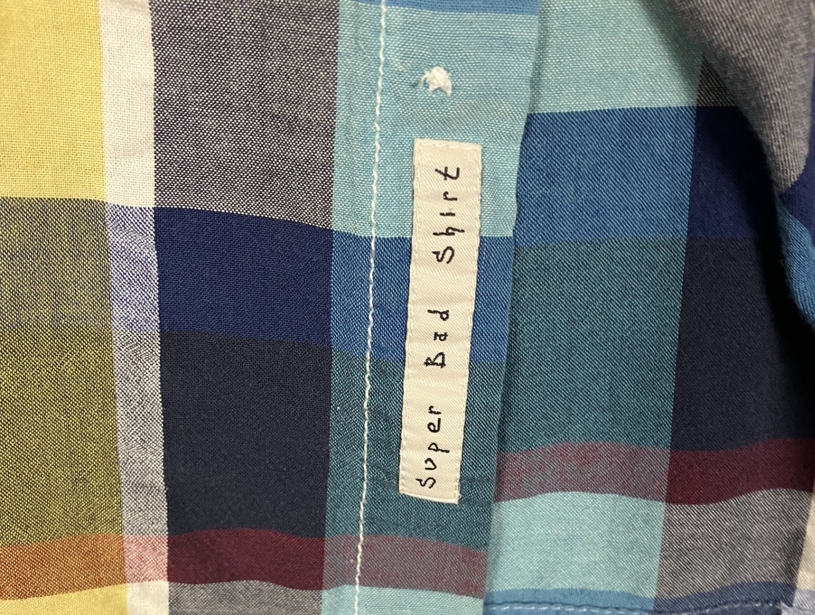 Superbadshirt Snap Button Large Multicolor Long S… - image 4