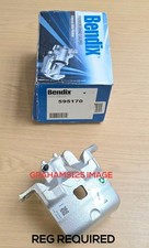 BRAKE CALIPER FRONT RIGHT FITS NISSAN LEAF ELECTRIC BENDIX 595170