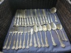 Vintage Mixed 1847 Rogers Bros Silverplate Flatware Set Pre Owned 30 Plus Pieces — photo 3