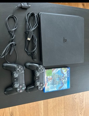 PlayStation 4 Mit 2 Controller Und Horizon Forbidden West
