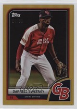 2023 Topps World Baseball Classic Gold Rainbow Foil /50 Darnell Sweeney #77 04qn