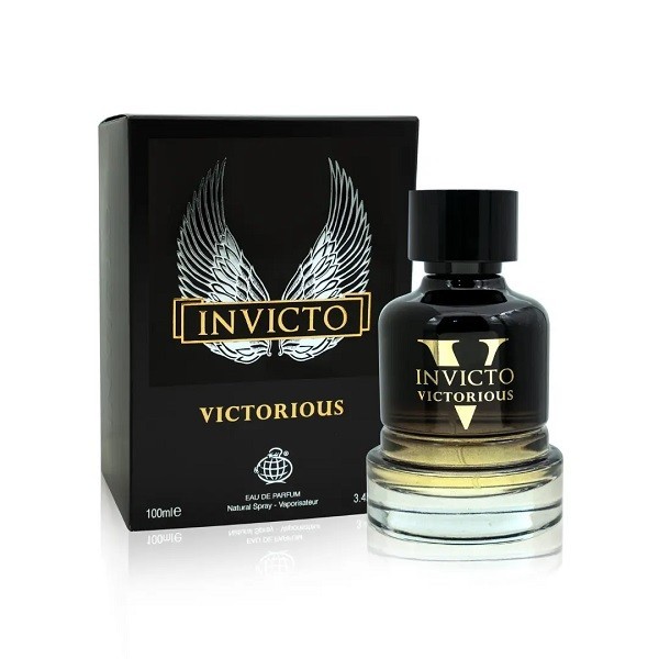 FRAGRANCE WORLD INVICTO VICTORIOUS 100ML EAU DE PARFUM SPRAY BRAND NEW & SEALED