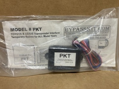 BYPASSKIT PKT TOYOTA & LEXUS Transponder Interface Temporary Bypass V.H5.S3.D1