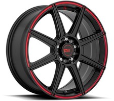 Alloy Wheels 18" Motegi Racing CS8 Black/Red For Kia K5 [Mk5] 20-22