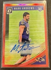 2018 Mark Andrews Rookie Auto Red 14/50!!! Panini Donruss Optic