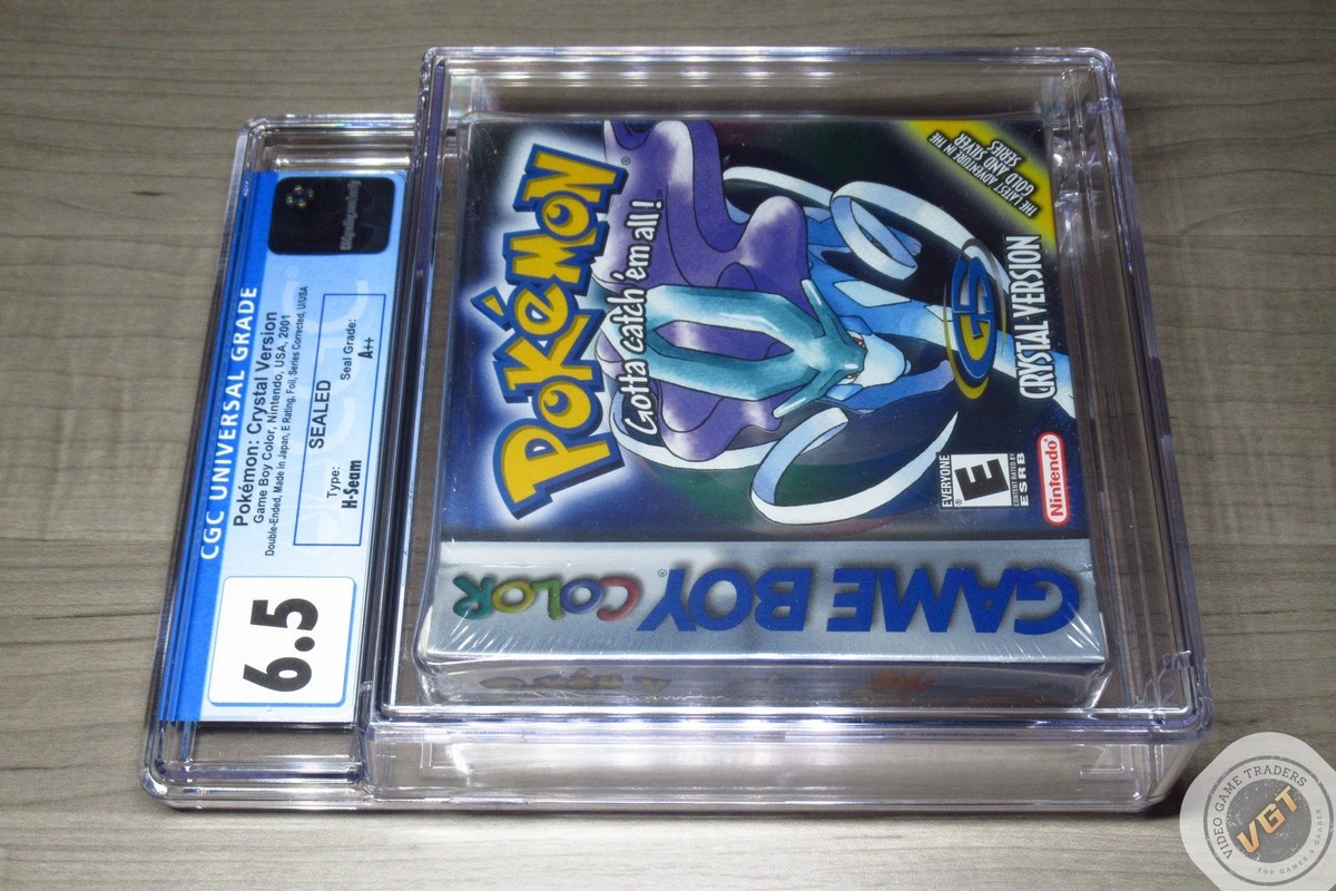 CGC 6.5 A++ Pokemon Crystal Version [Series Corrected] Game Boy