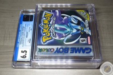 CGC 6.5 A++ Pokemon Crystal Version [Series Corrected] Game Boy Color 2001 NEW!