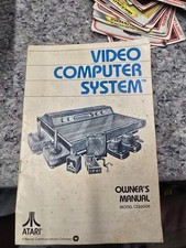 1980 Atari 2600 Video Computer System - Owners Manual Only CX2600A