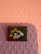 Goofy Euro Disney Metal Enamel Postage Stamp Lapel Pin Pinback 1992 Walt Disney