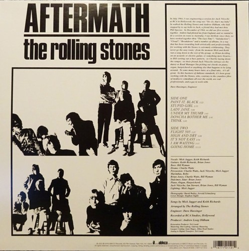 The Rolling Stones Aftermath LP Album RE 180 Vinyl Schallplatte 0115 - Bild 2 von 4