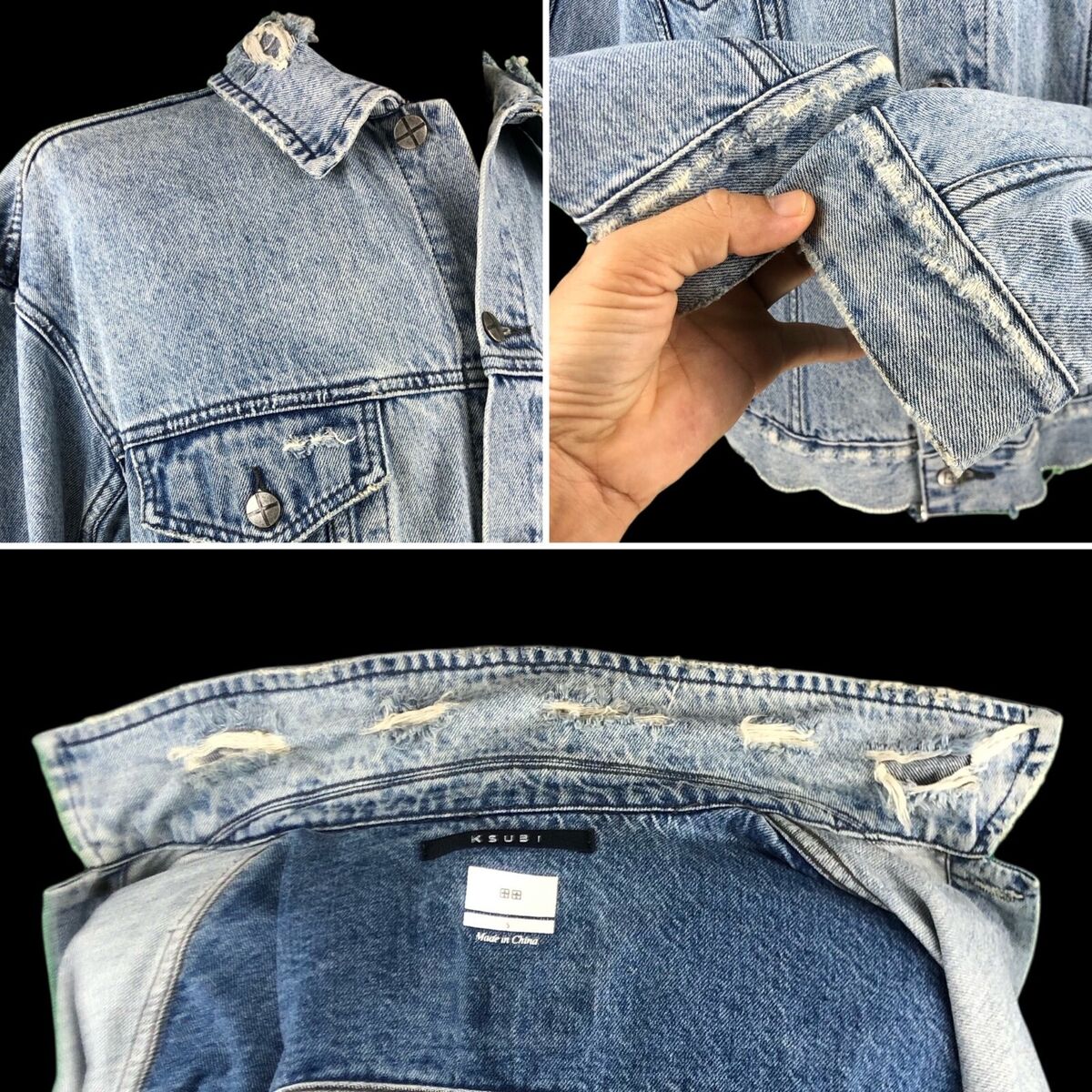 Ksubi travis hot sale scott denim jacket Ksubi travis hot sale scott denim jacket