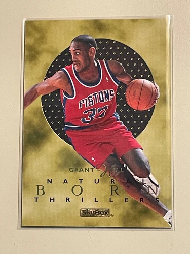 1995-96 Skybox E-XL GRANT HILL Natural Born Thrillers #3