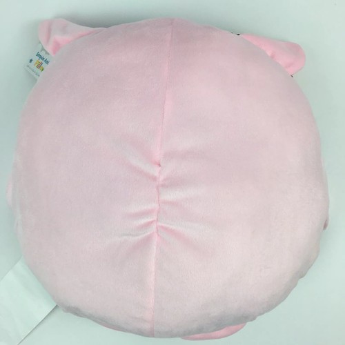 NWT Pink Cat Reversible Flip Sequins Pillow Plush Valentine Decor Sparkle Girls - Picture 2 of 11