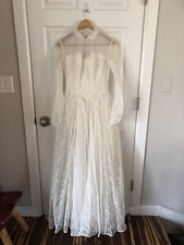 vintage wedding dress Sz M