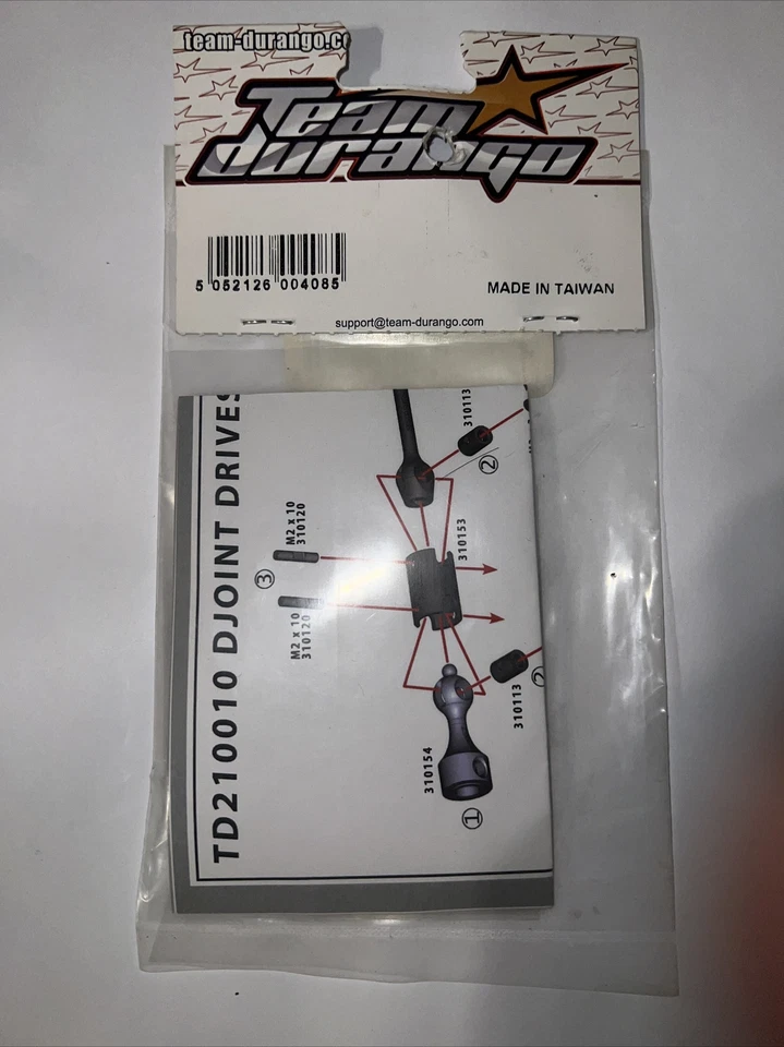 Team Durango 1/10 DEX410v4 EP 4WD Buggy TD210010 Drive Shaft Center Joint Set - Image 2 of 2